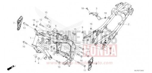 FRAME BODY CB500FAR de 2024